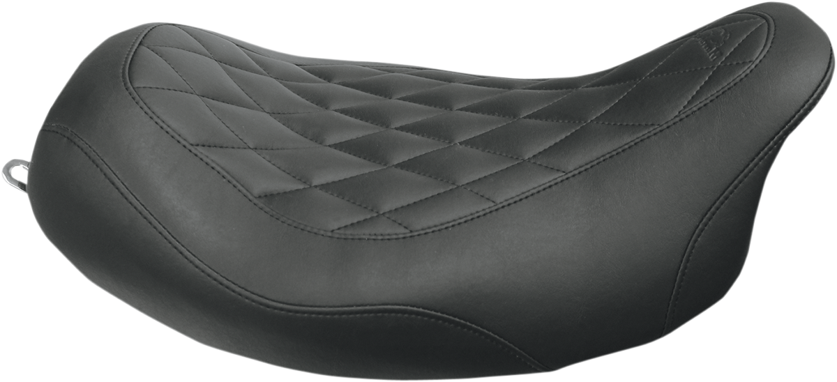 Seat - Wide Tripper™ Solo - Without Backrest - Diamond - Black - FL '08-'25