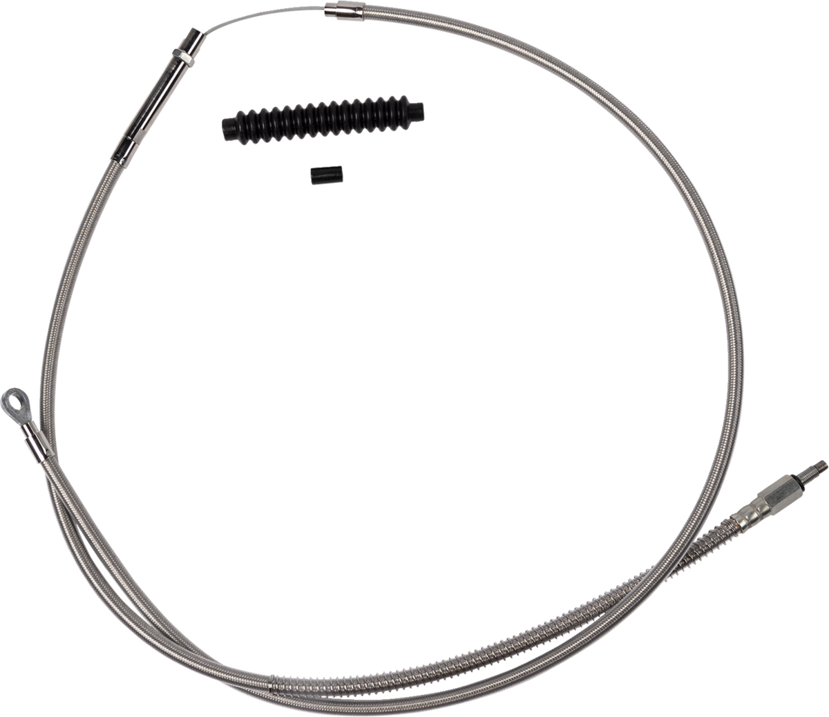 High-Efficiency Stainless Steel Clutch Cable For Harley-Davidson - +6" - '18-'23 Softail