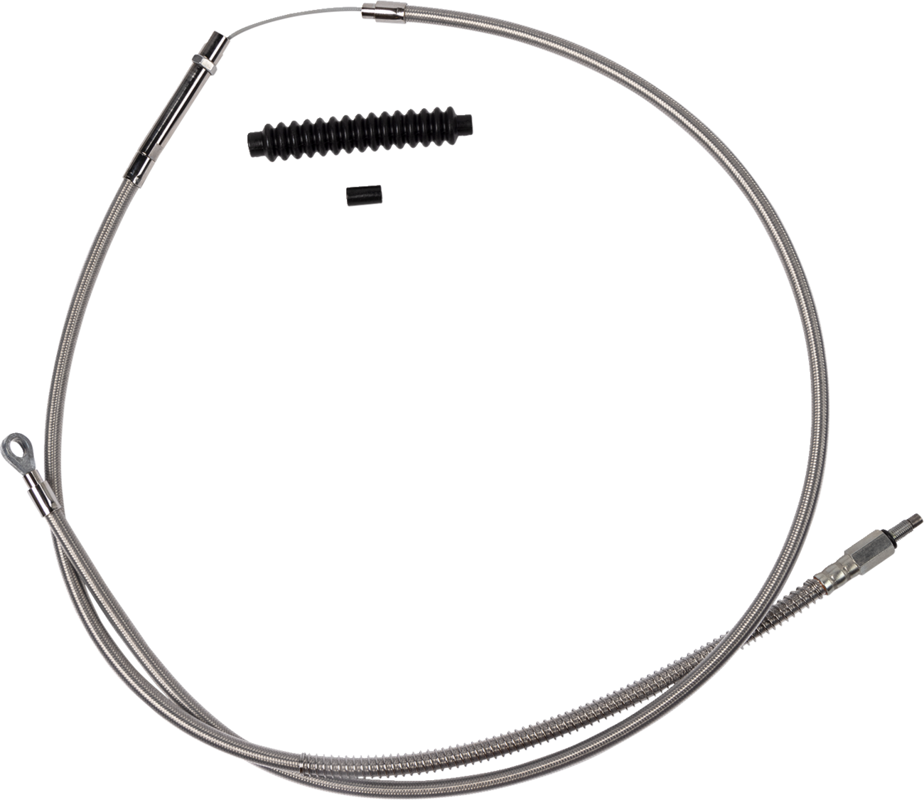 High-Efficiency Stainless Steel Clutch Cable For Harley-Davidson - +6" - '18-'23 Softail