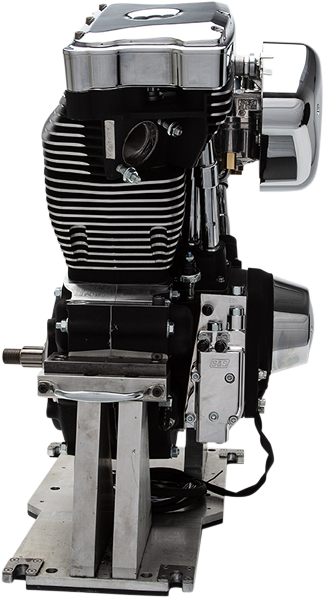V80R Series Engine - Black - Custom Chassis | Evolution Big Twin