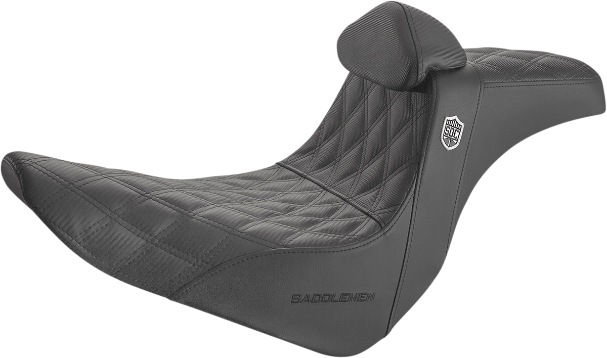 Pro Series SDC Performance Seat - W/ Backrest - Lattice Stitch/Lumbar Gripper - FL/FX '18-'24