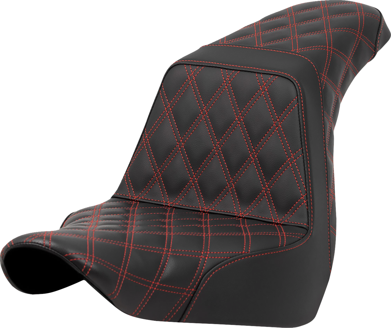 Step-Up Seat - Full Lattice Stitch - Red Stitch - FXLR/FLSB '18-'21