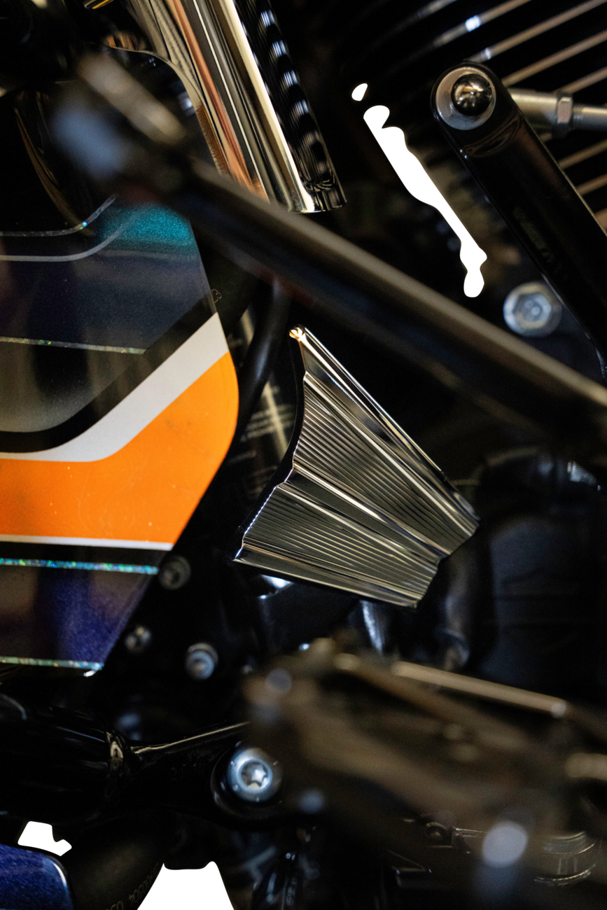 Relocation Kit - Horn - Chrome