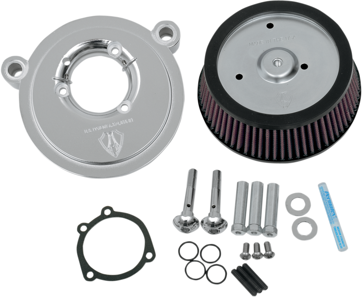 Big Sucker™ Air Filter Kit - Chrome - Stage I