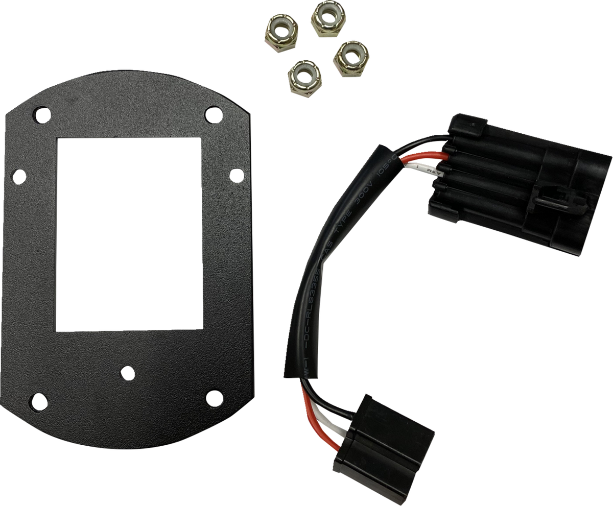 Mounting Kit - Headlight - Satin Black - FXLRST