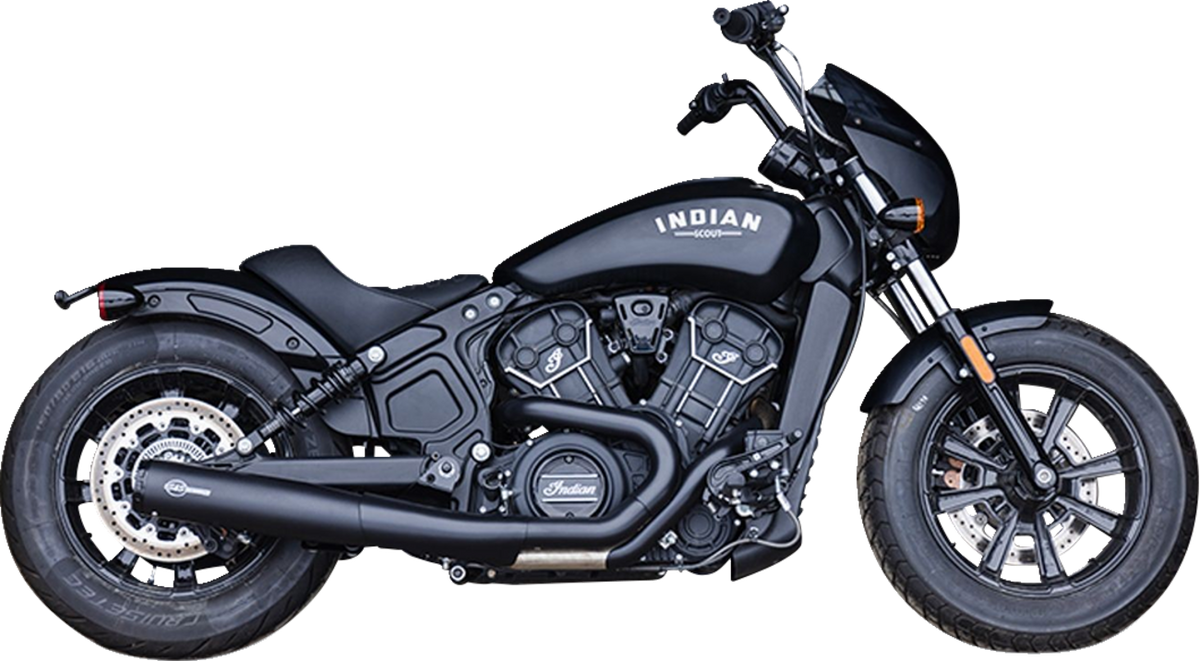 2-Into-1 Grand National Exhaust System - Black - Race Only