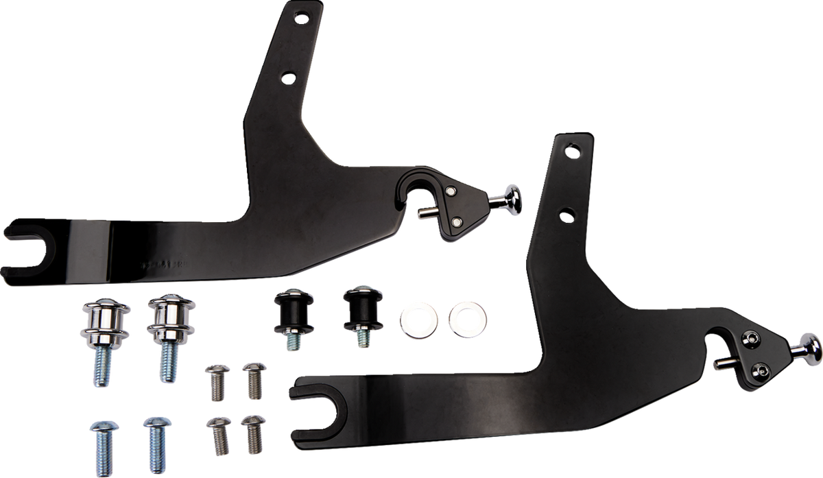 Backrest Kit - 14" - Black - Softail