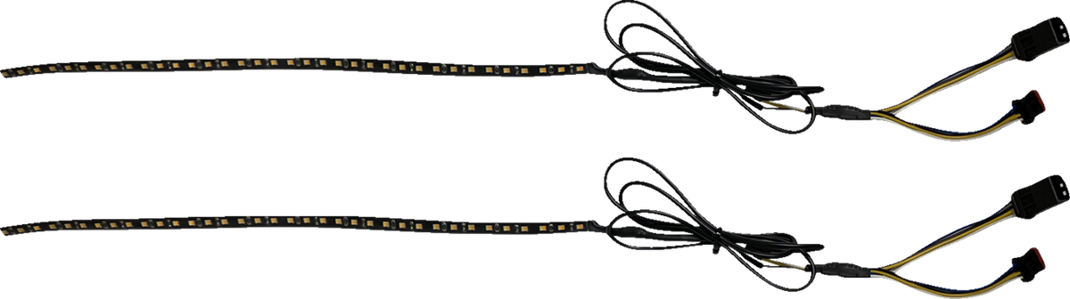 Dual Color Light Strips - Fairing - Amber/White