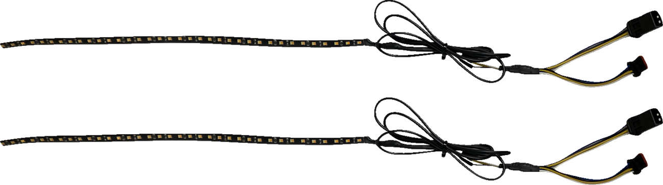 Dual Color Light Strips - Fairing - Amber/White