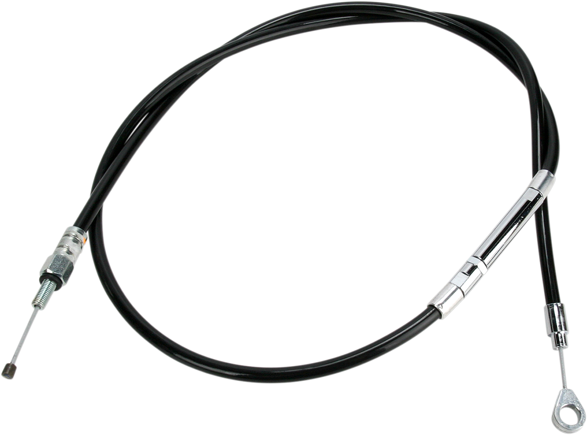 High-Efficiency Black Vinyl Clutch Cable - +6" Size