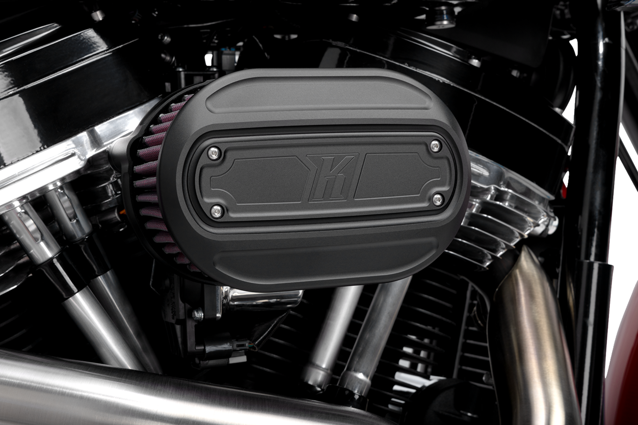Oval Air Cleaner Kit - Black - M8