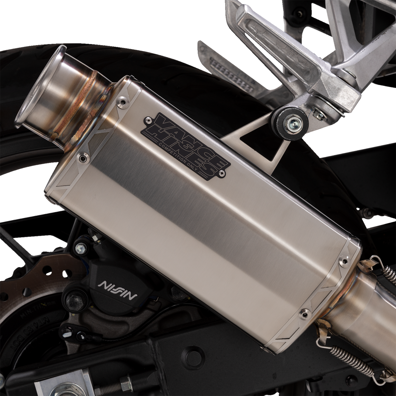 VS-6 Slip-On Muffler - Stainless Steel - Honda CB/CBR 500
