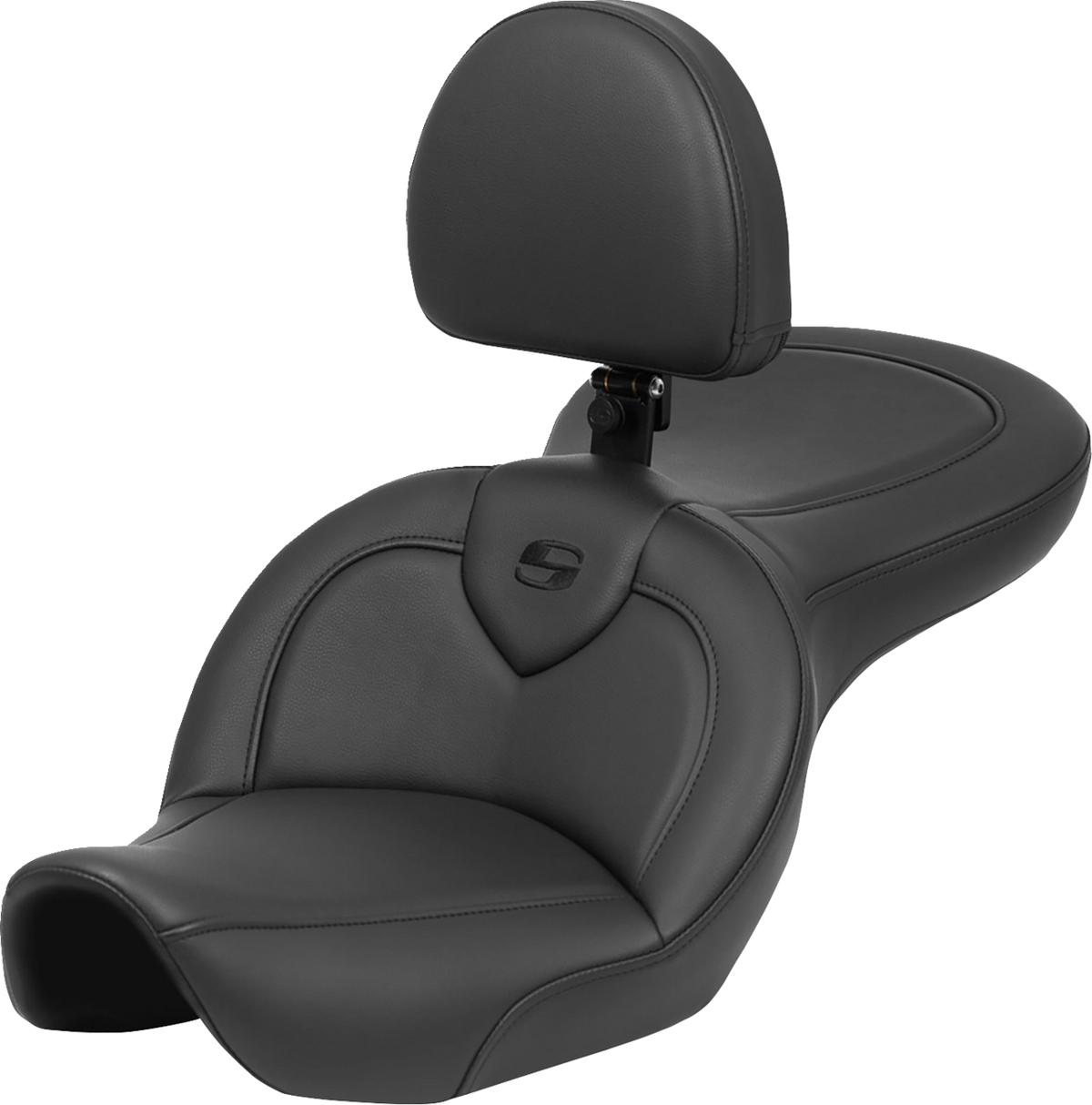 Roadsofa™ Seat - With Backrest - Black - FXDWG '96-'23