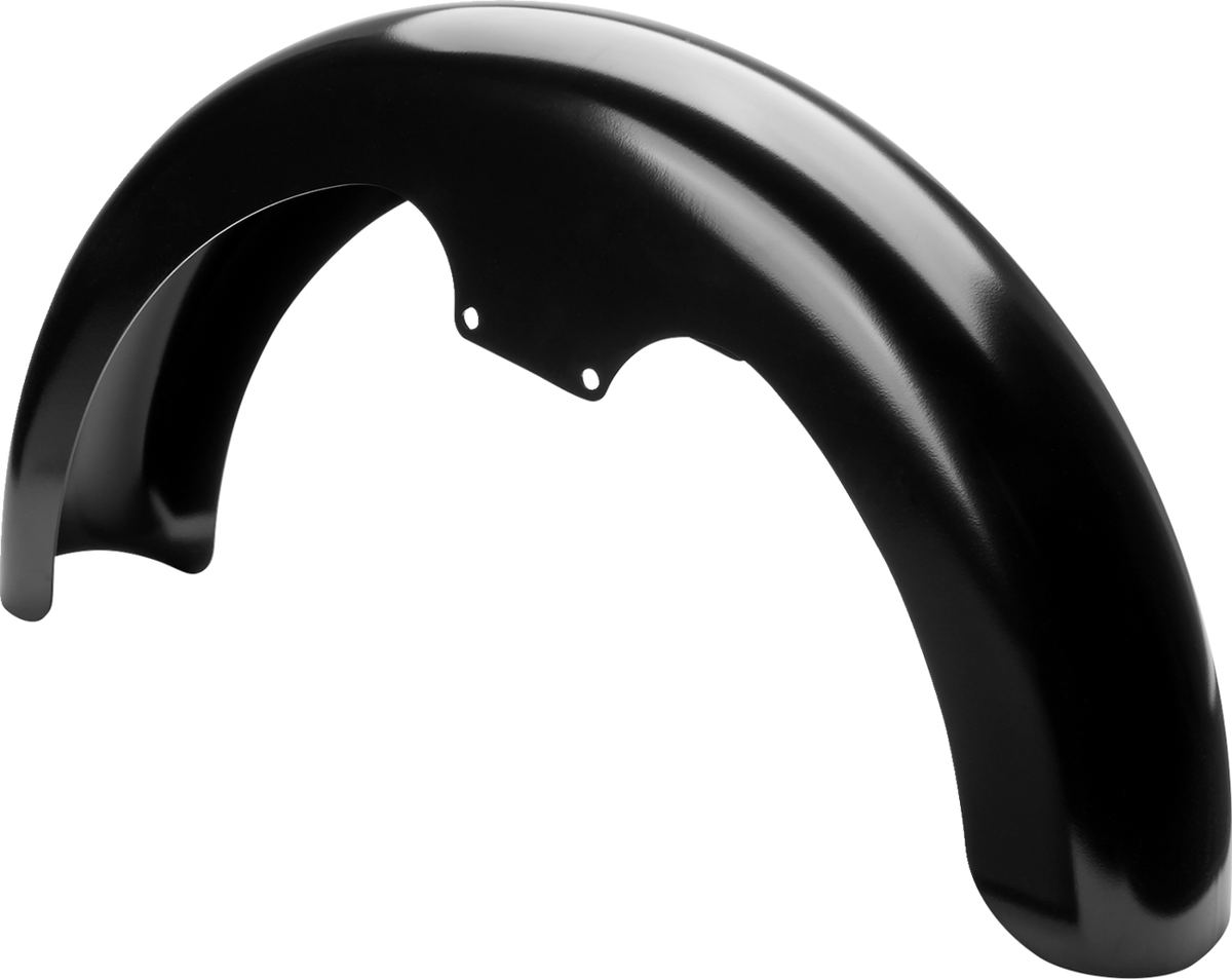 Wrapper Front Fender - Black - 19" - HD Softail