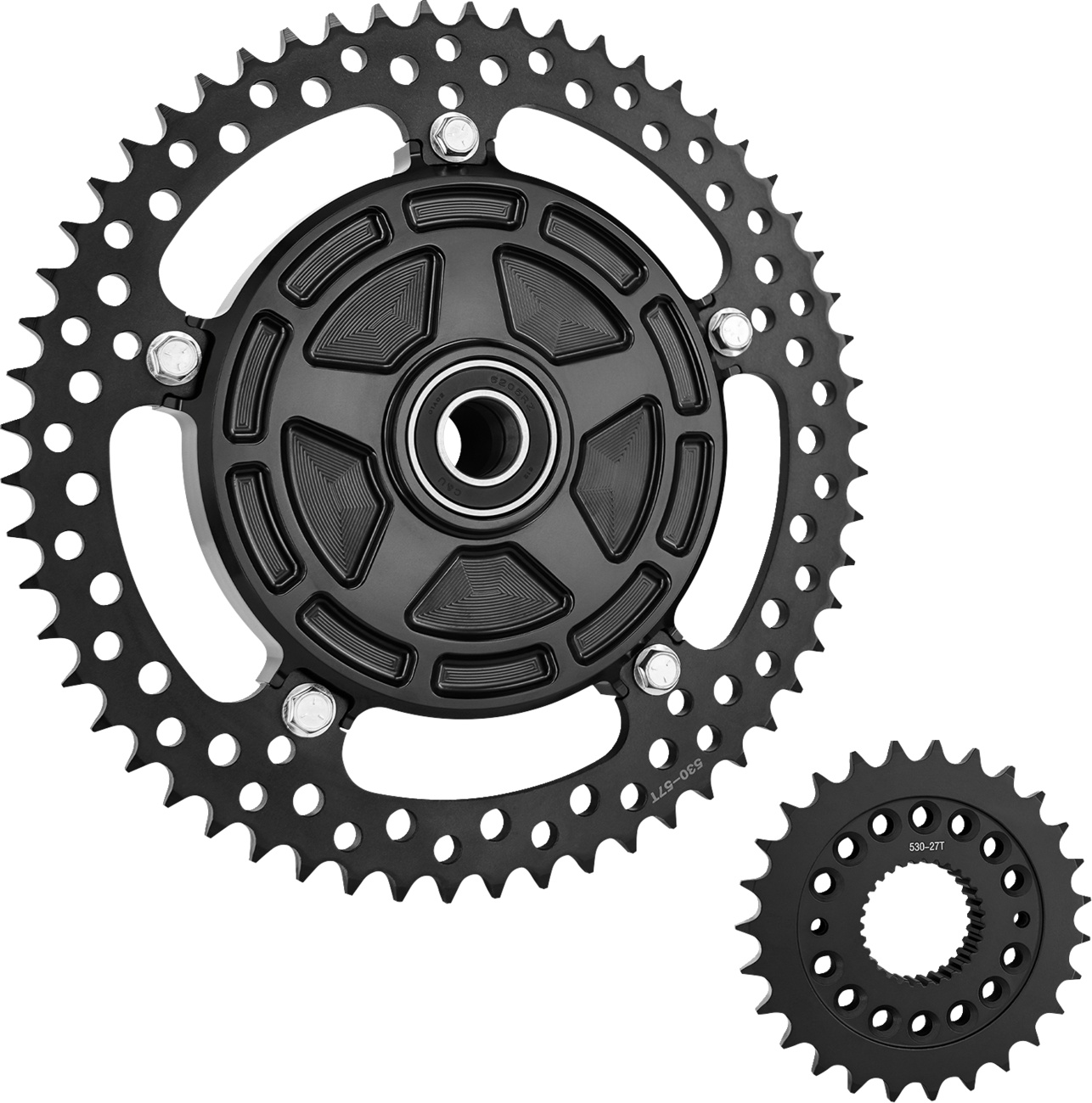 Chain Drive Kit - 27/57 Tooth - Black - FLT/FLH