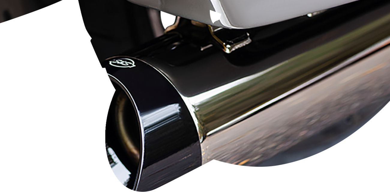 4-1/2" MK45 Performance Slip-On Mufflers - Lava Chrome - 50-State