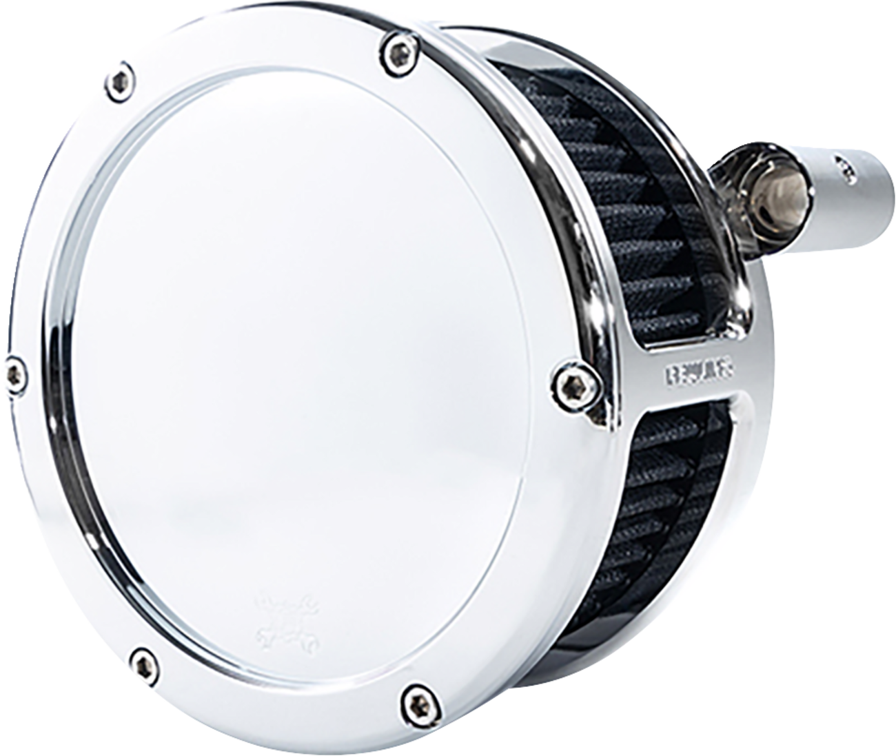BA Air Cleaner Kit - Chrome With Black Filter - '93-'99 Evolution Big Twin