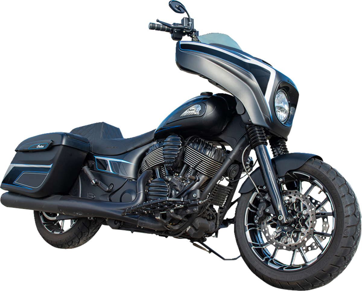 Pro Short Fat Front Fender - Indian - Chief