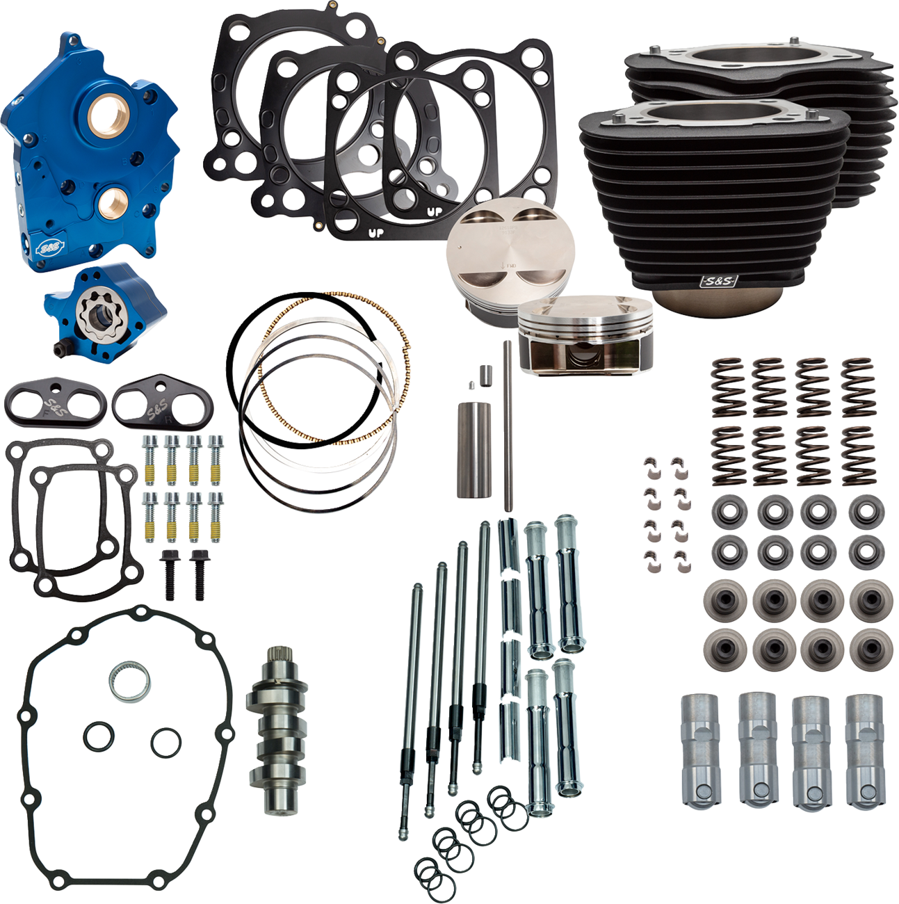 Power Pack - 4.500" Stroke - Oil Cooled - Black W/O Highlights - M8