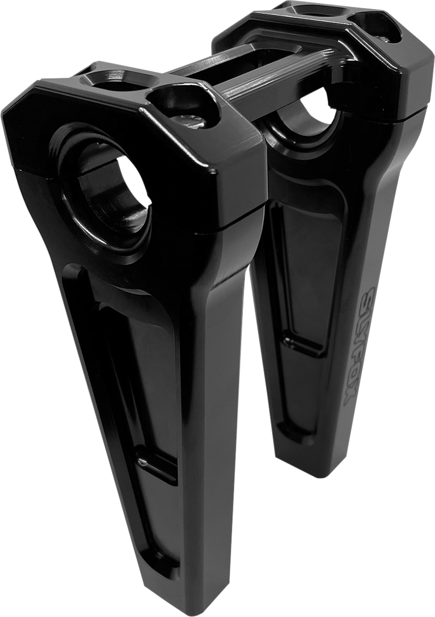 Handlebar Riser Kit - Straight - 1" Clamping - 6" Rise - Black