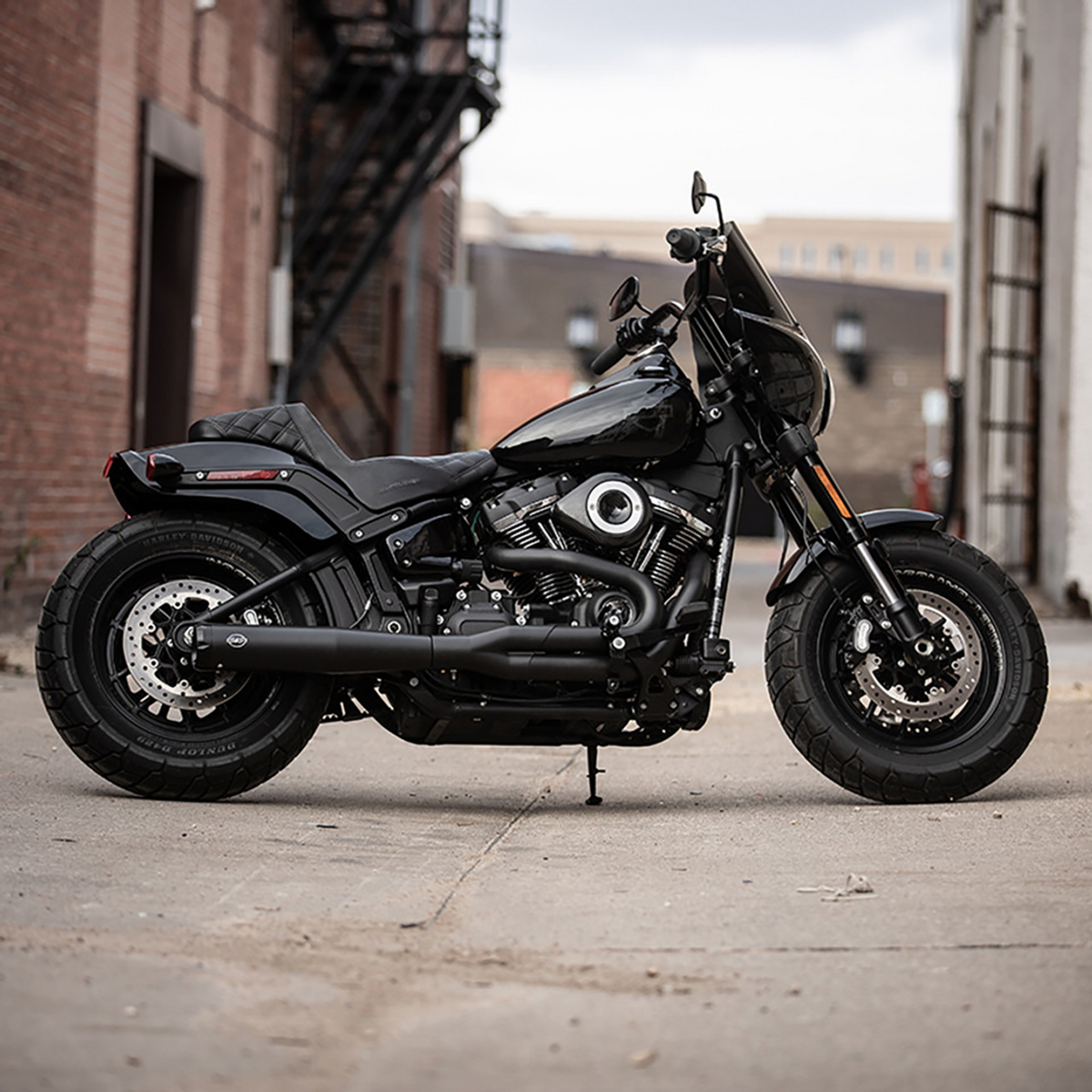 2-Into-1 Exhaust System - Black
