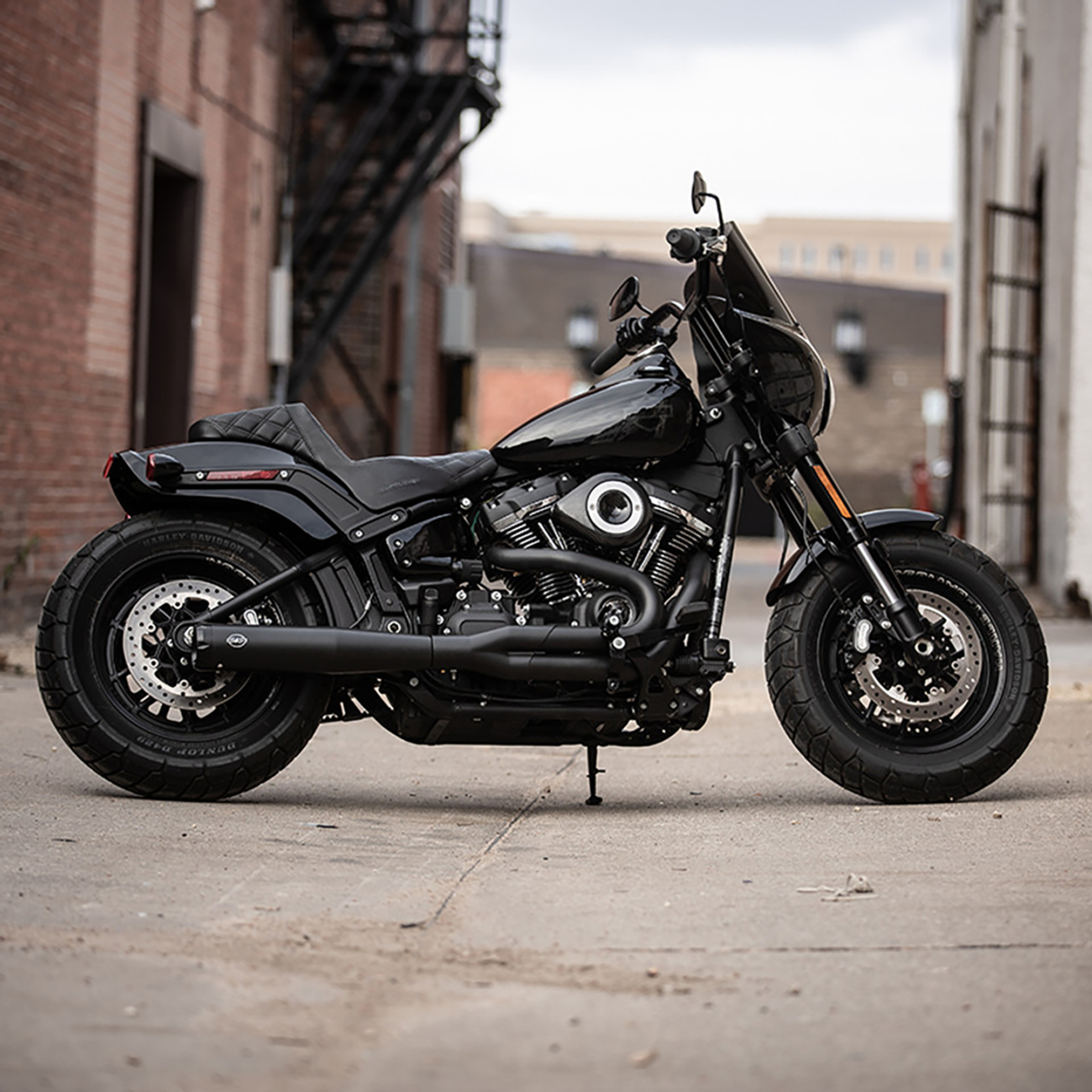 2-Into-1 Exhaust System - Black