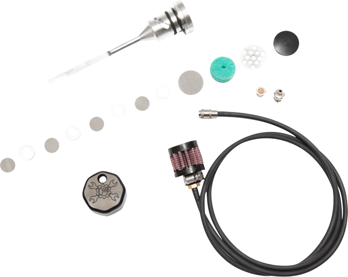 Vented Dipstick - Black - M8 Softail