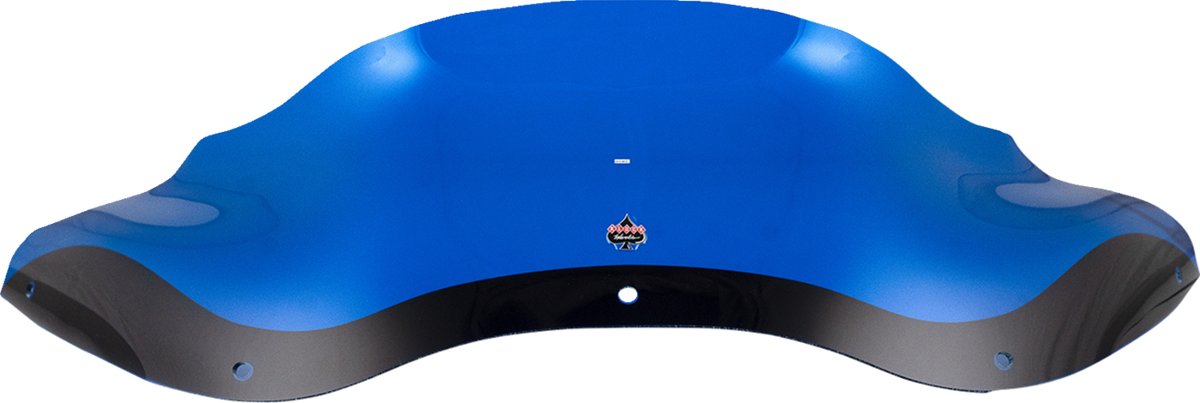 Kolor Flare® Windshield - 8" - Blue - '98-'13 FLTR