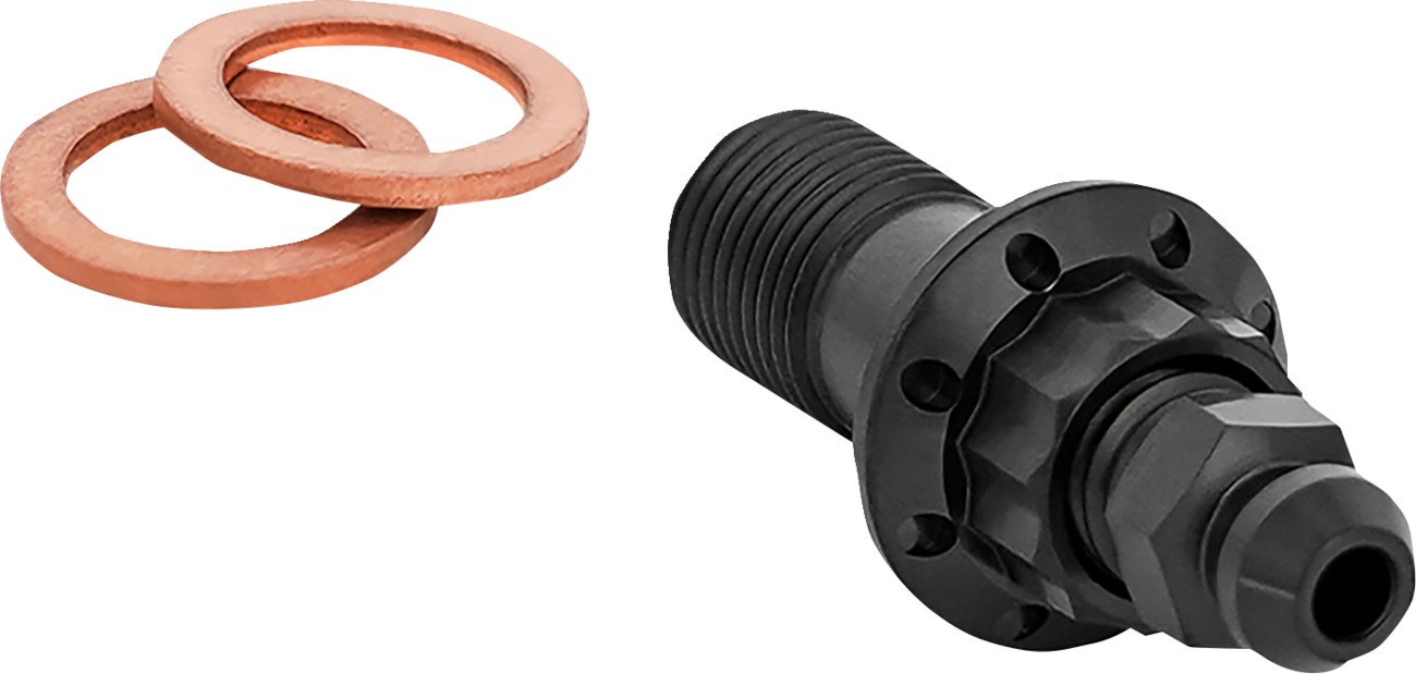 Banjo Bolt With Bleeder - 10 MM - Black