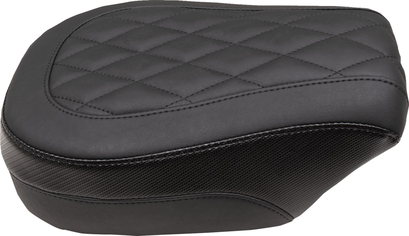 Solo Touring Seat - Passenger - Black - Diamond Stich - Chief '22-'23