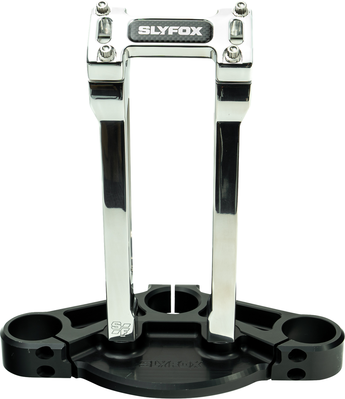 Handlebar Riser Kit - Straight - 1" Clamping - 10" Rise - Raw