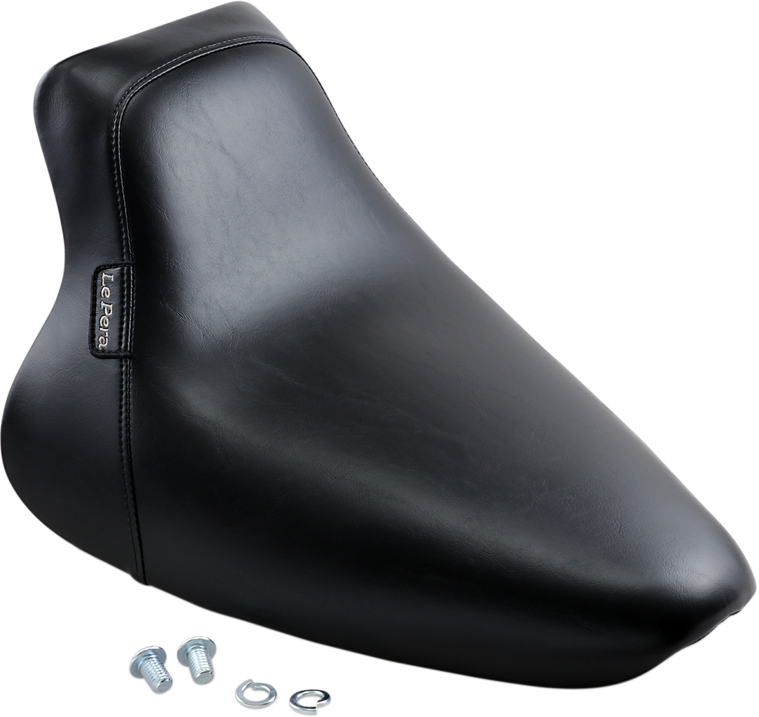 Bare Bones Solo Seat - Smooth - Black - Softail '00-'07