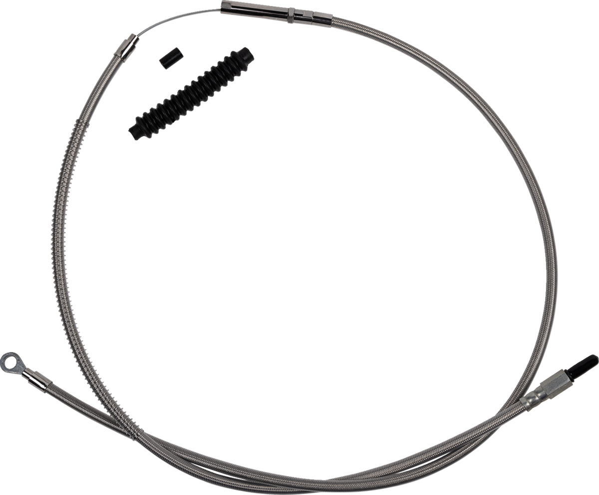 High-Efficiency Stainless Steel Clutch Cable For Harley-Davidson - Standard - '18-'23 Softail