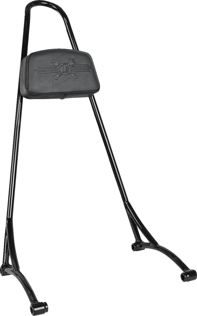 20" Tall Sissy Bar - Black - Honda - CMX