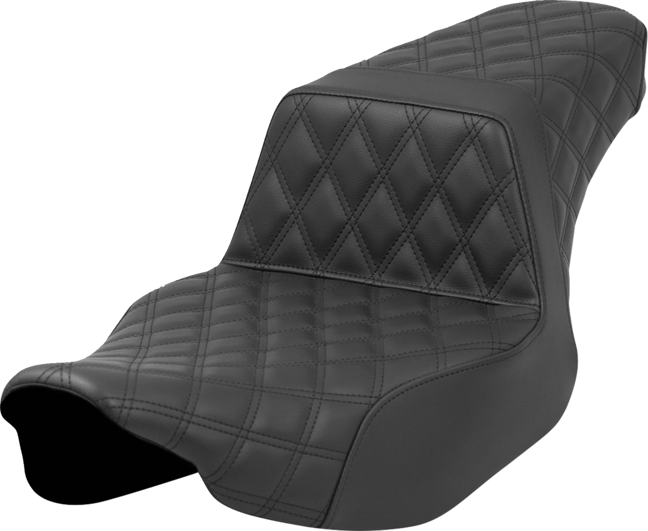Step-Up Seat - Full Latice Stitch - Black - Extended Reach - FL '23-'24