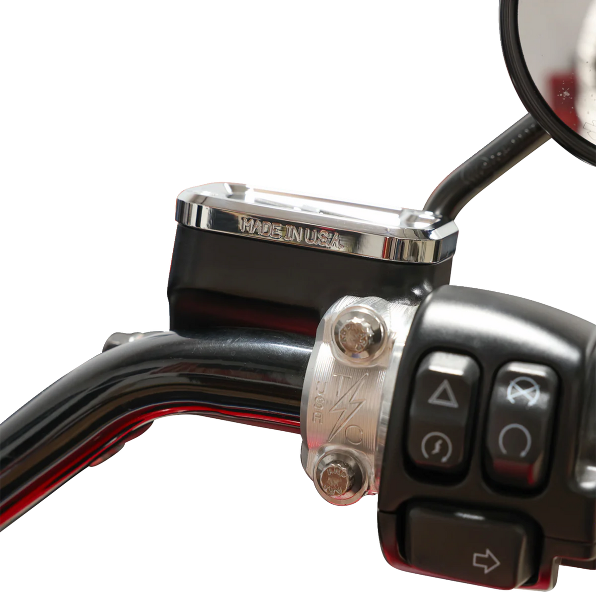 Master Cylinder Cover - Brake - Front - Chrome