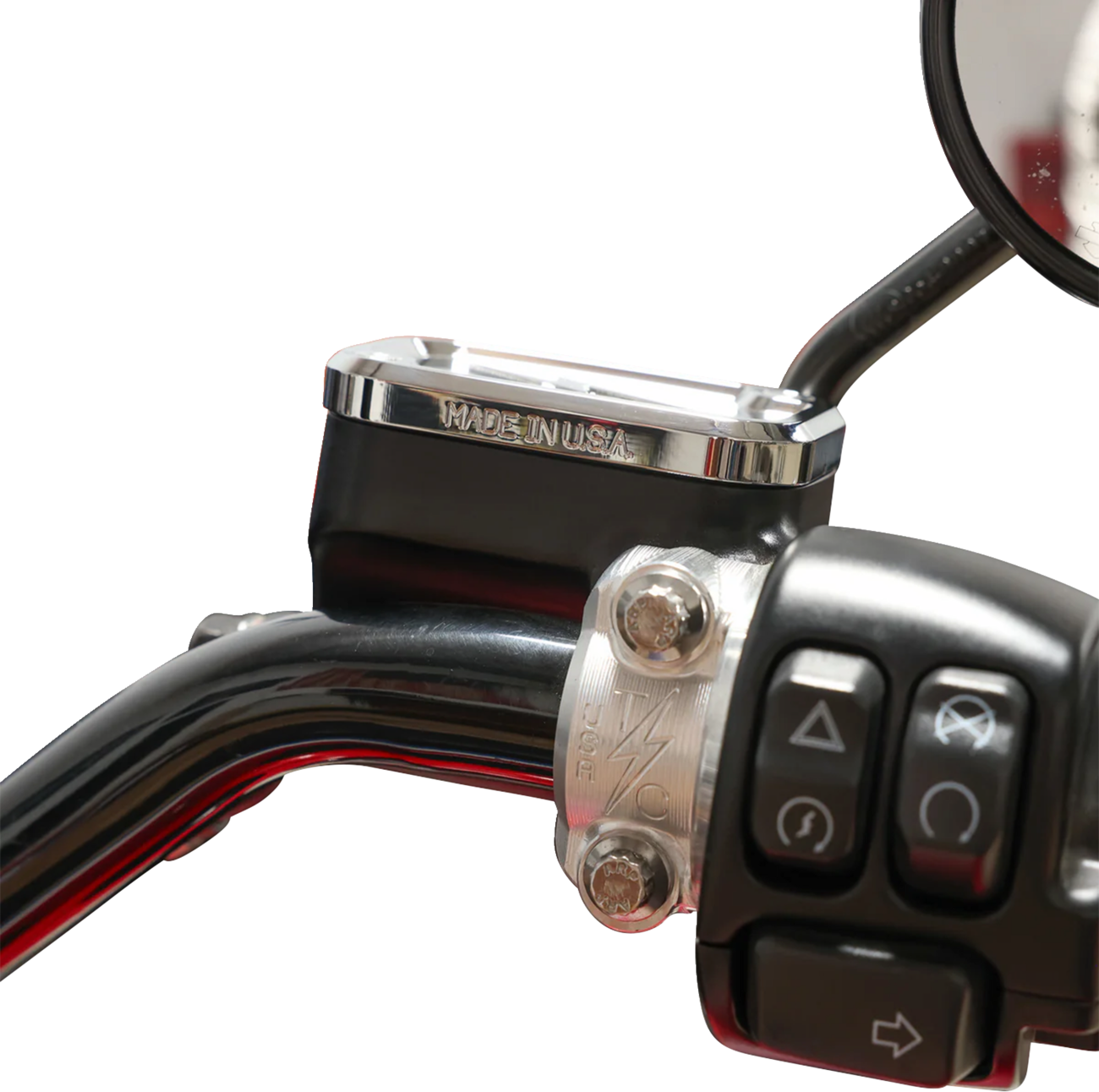 Master Cylinder Cover - Brake - Front - Chrome