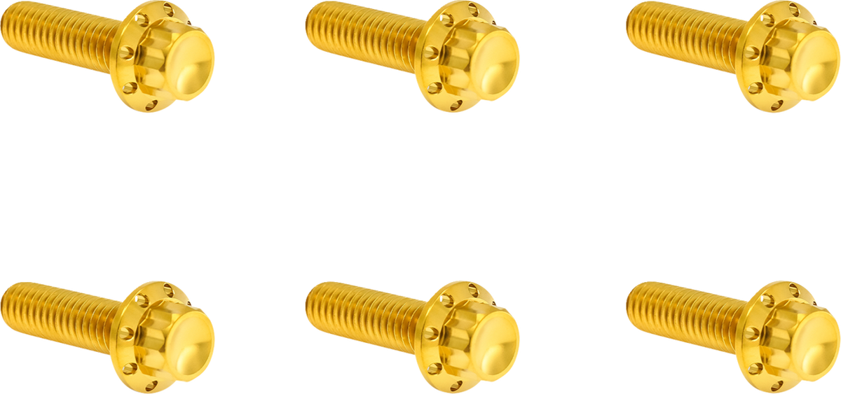 Bolt Kit - Transmission Top Cover - 12-Point - Titanium - Gold