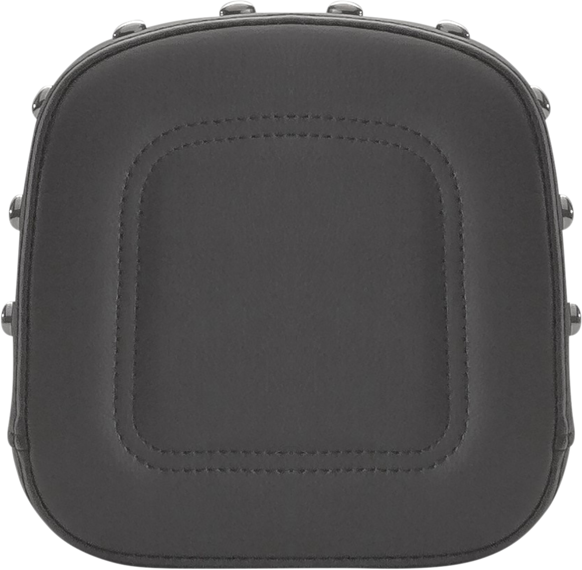 Sissy Bar Pad - Contoured - Black - Studded - FL '99-'23