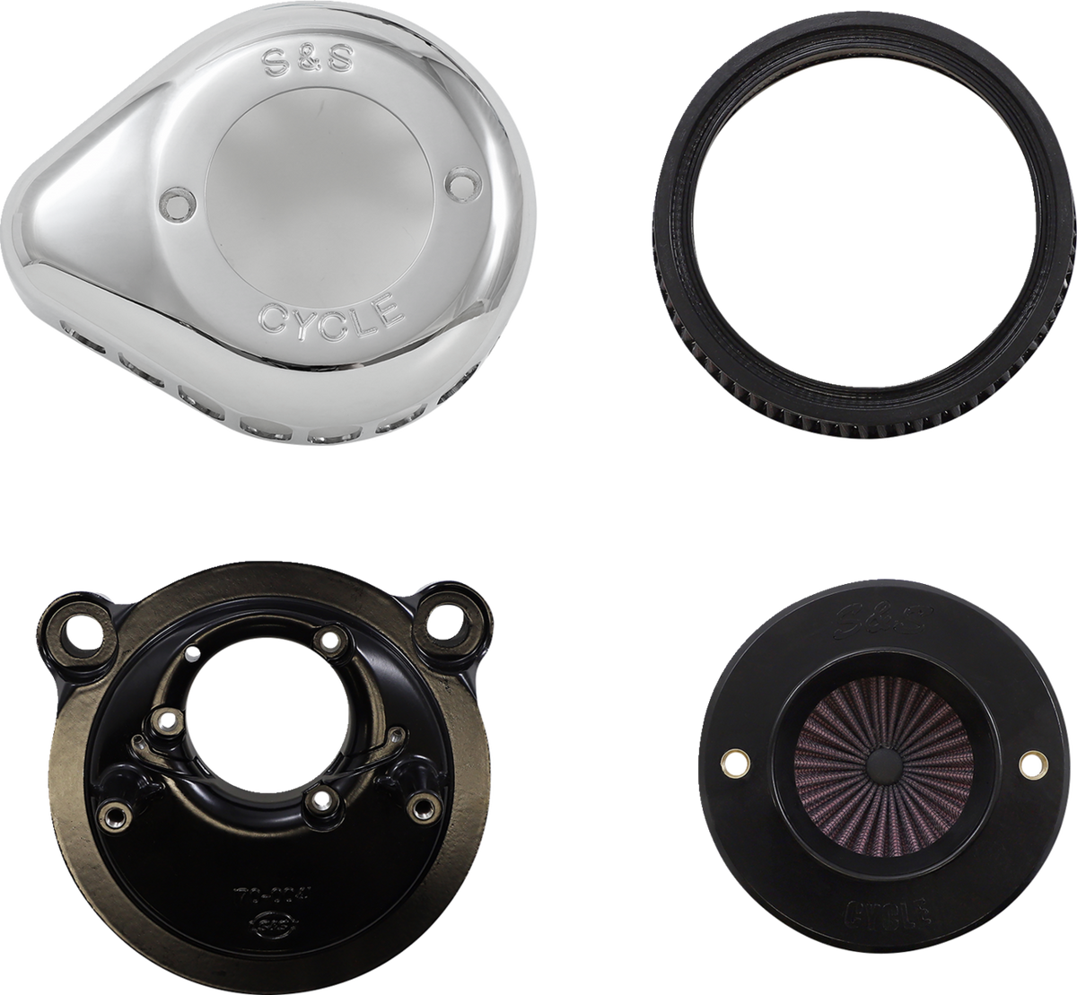Air Stinger Stealth Air Cleaner Kit - Chrome