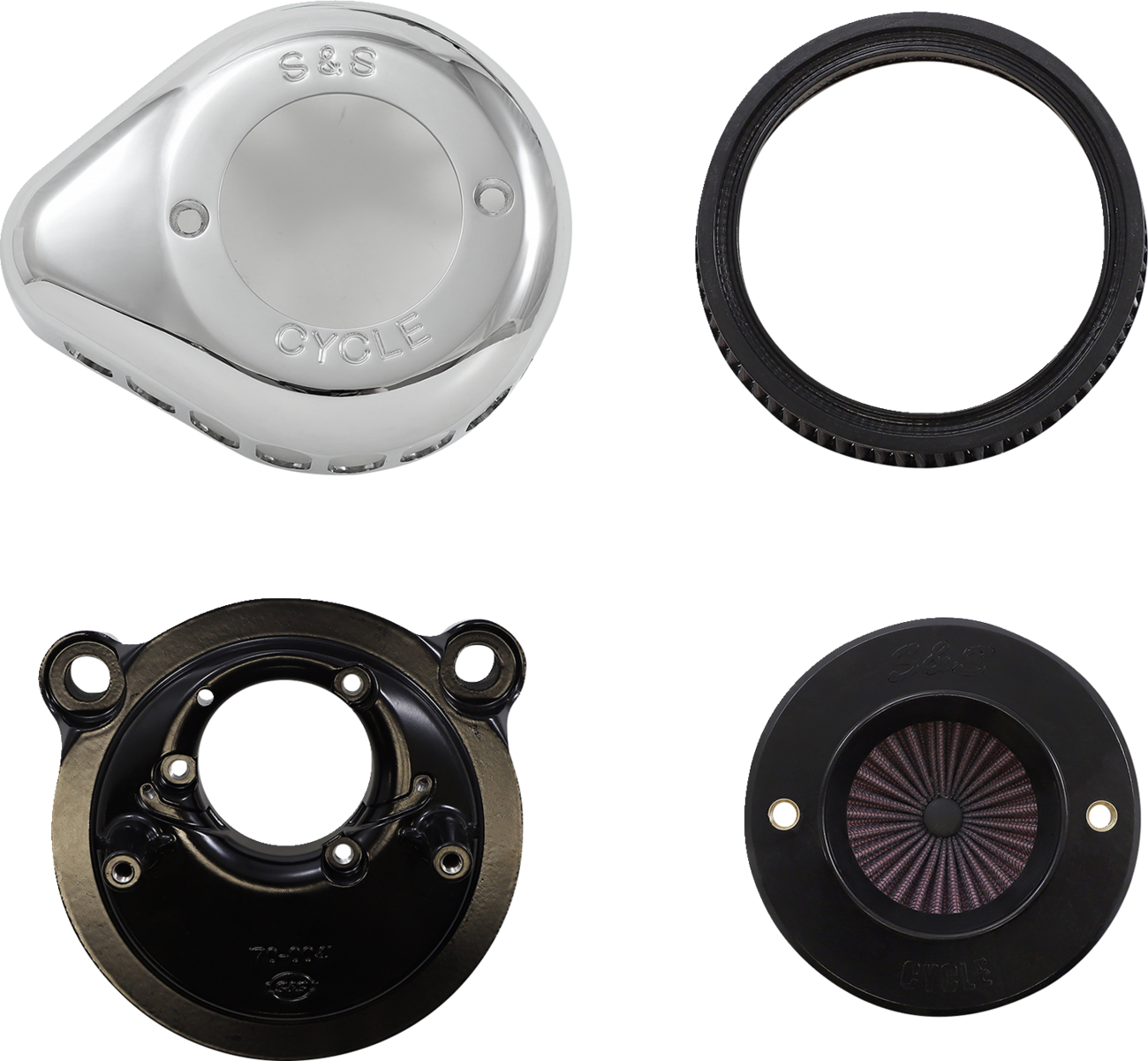 Air Stinger Stealth Air Cleaner Kit - Chrome
