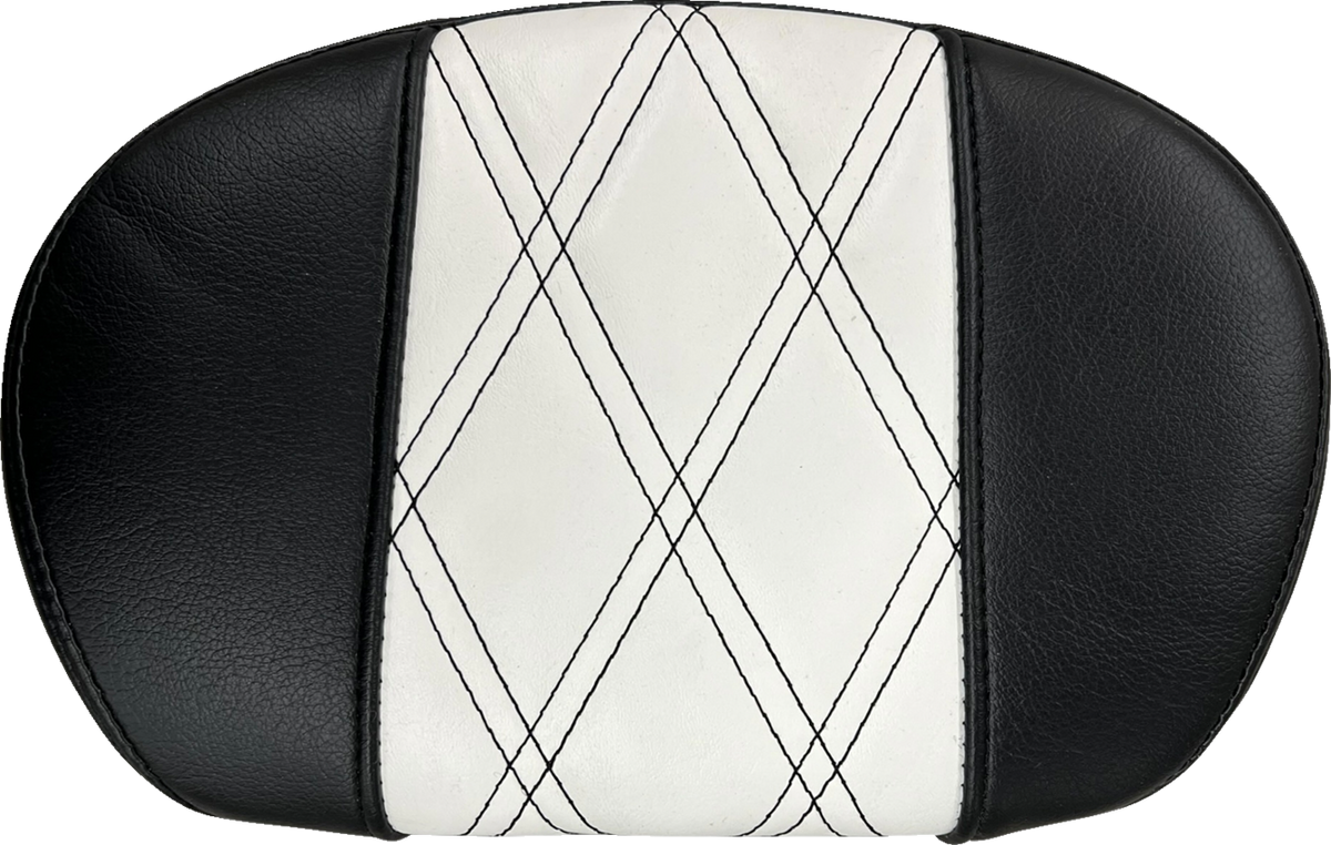 Sissy Bar Pad - Medium - GT1/HR1 Inlay - Black/White