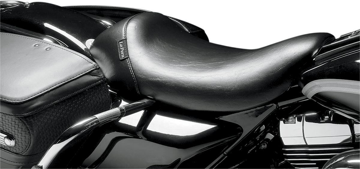 Bare Bones Solo Seat - Smooth - Black - FLHR '97-'01