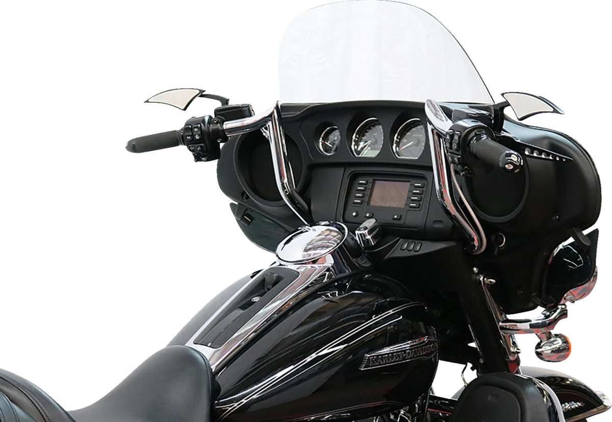 Pre-Wired Handlebar - Monkey Bar - 10" - Chrome