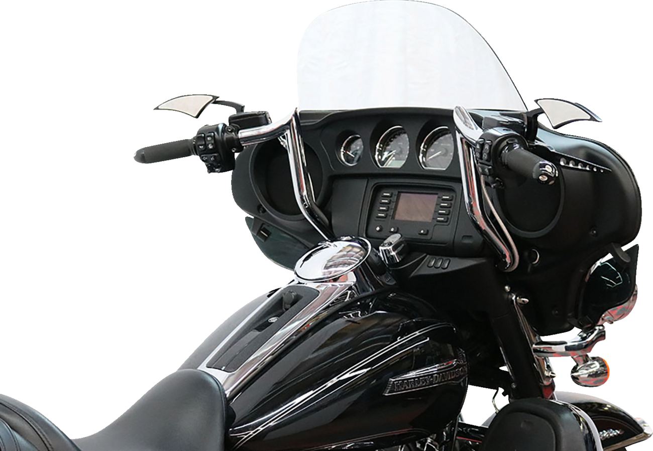 Pre-Wired Handlebar - Monkey Bar - 10" - Chrome