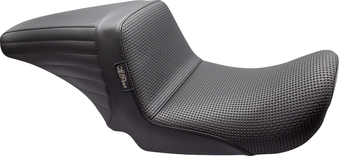 Kickflip Up Front Seat - Basketweave - Black - Dyna '06-'17