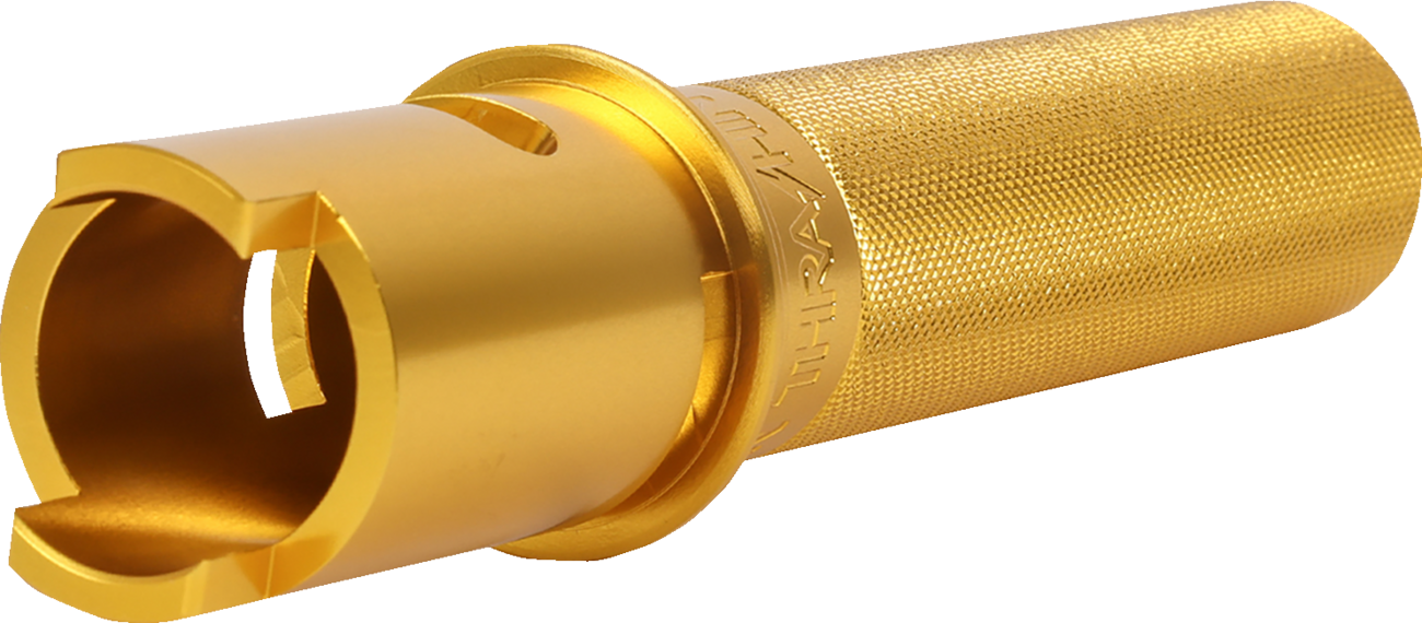 Throttle Tube - Knurled - 1" - Gen 2 TBW - Gold