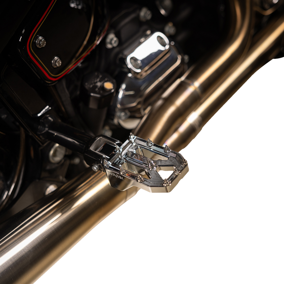 Aggressor Foot Pegs - Rear - Chrome - HD '72-'25
