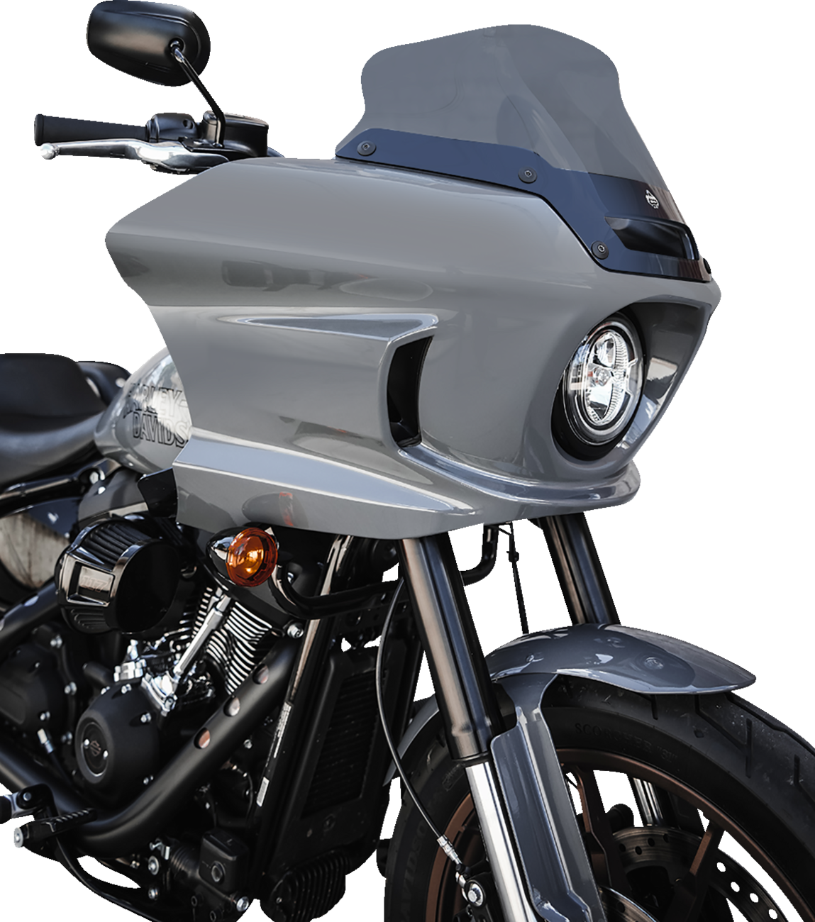 Flare® Windshield - 6" - Dark Smoke - FXLRST