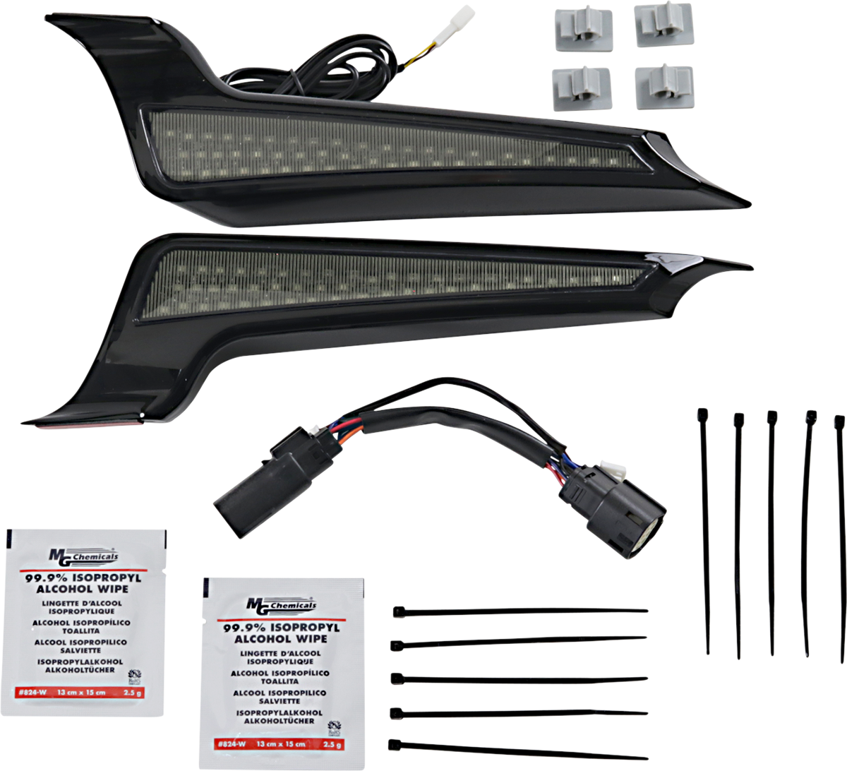 Fascia LED Light Panels - Black/Smoke
